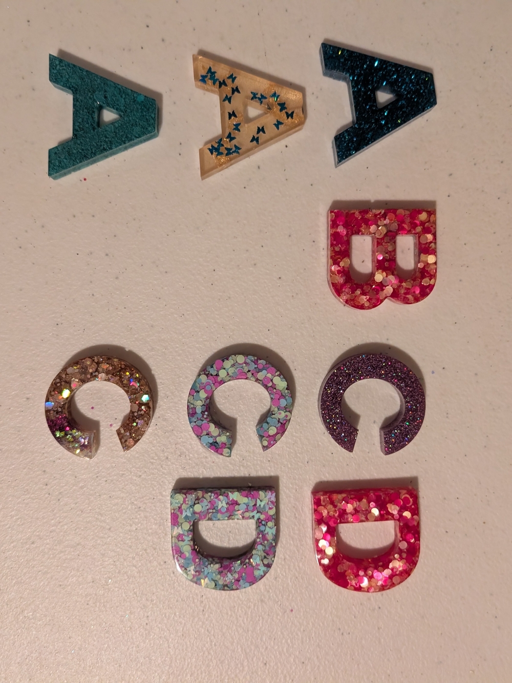 Glitter Alphabet - Multicolor